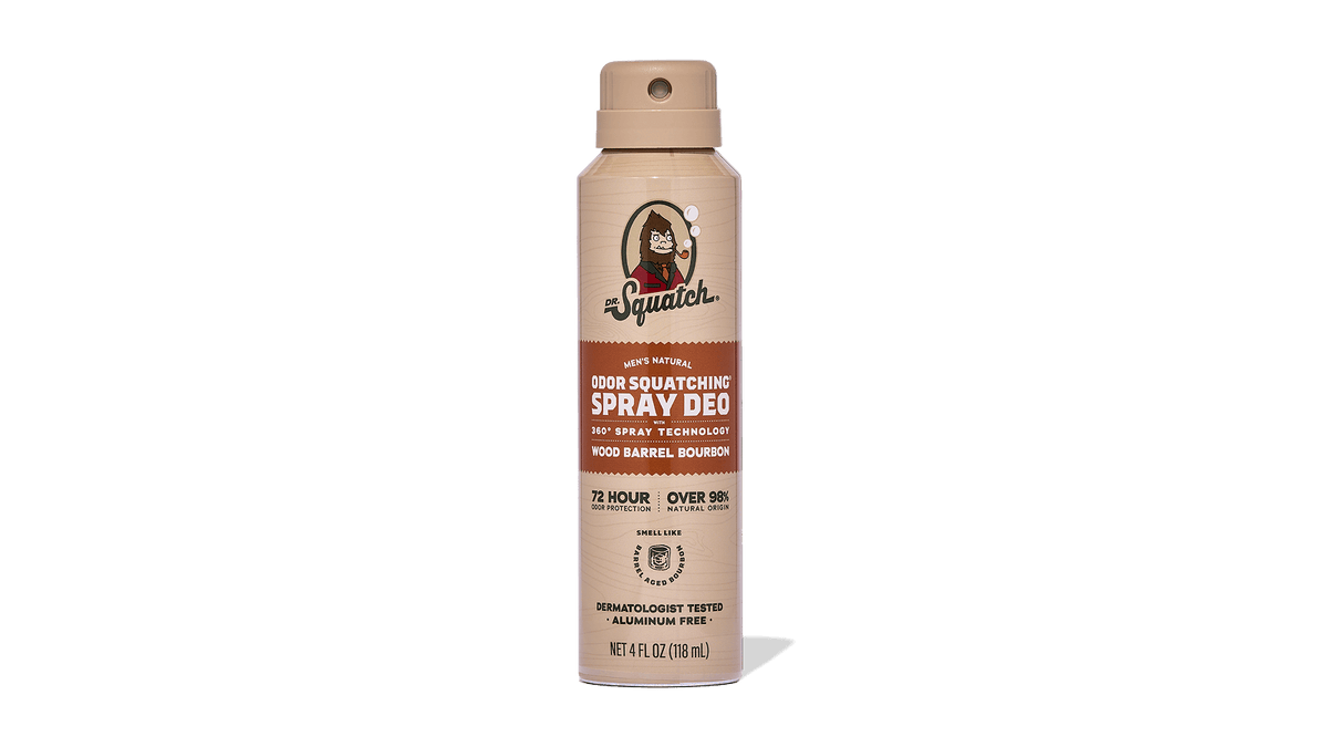 Wood Barrel Bourbon Spray Deodorant - Daily Shield