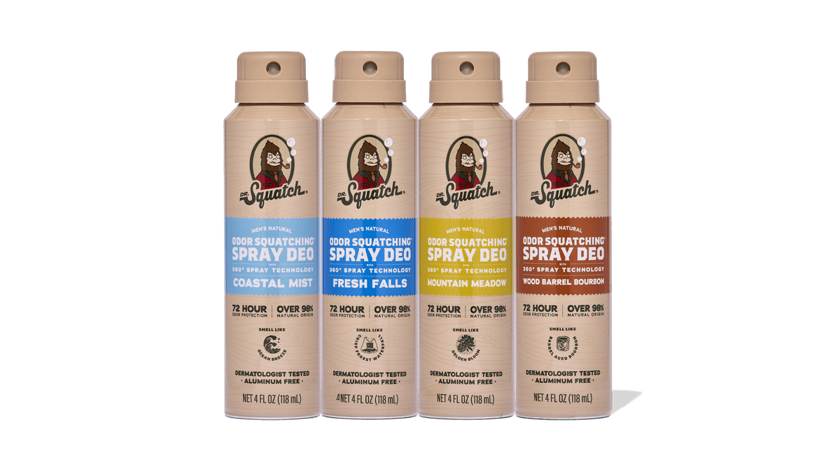 Spray Deodorant 4-Pack - Premium Collector Choice