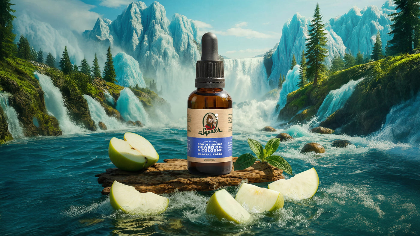 Conditioning Beard Oil & Cologne Glacial Falls - Simple Classic Scent