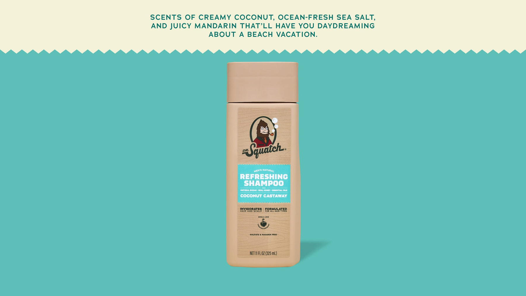 Coconut Castaway Shampoo - Thick Shower Clean