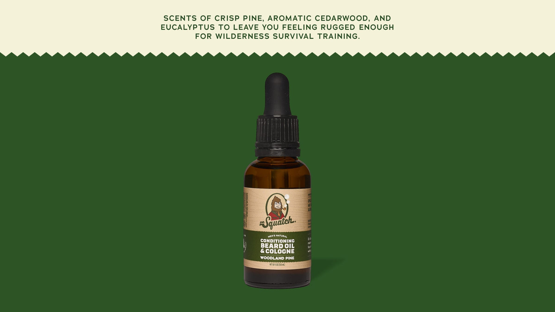 Conditioning Beard Oil & Cologne Woodland Pine - Easy Profile