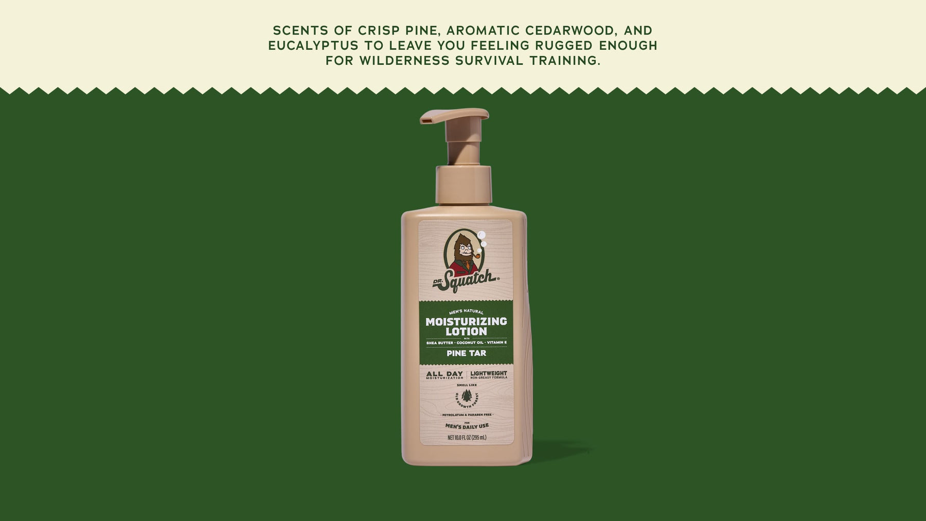 Pine Tar Lotion - Fresh Smooth Routine