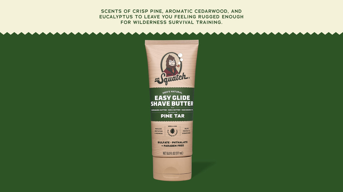 Easy Glide Shave Butter Pine Tar - Travel Clean Guard
