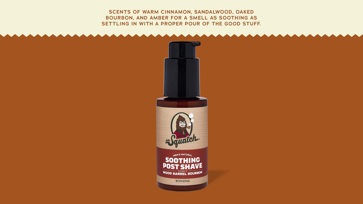 Soothing Post Shave Wood Barrel Bourbon - Barrel Choice