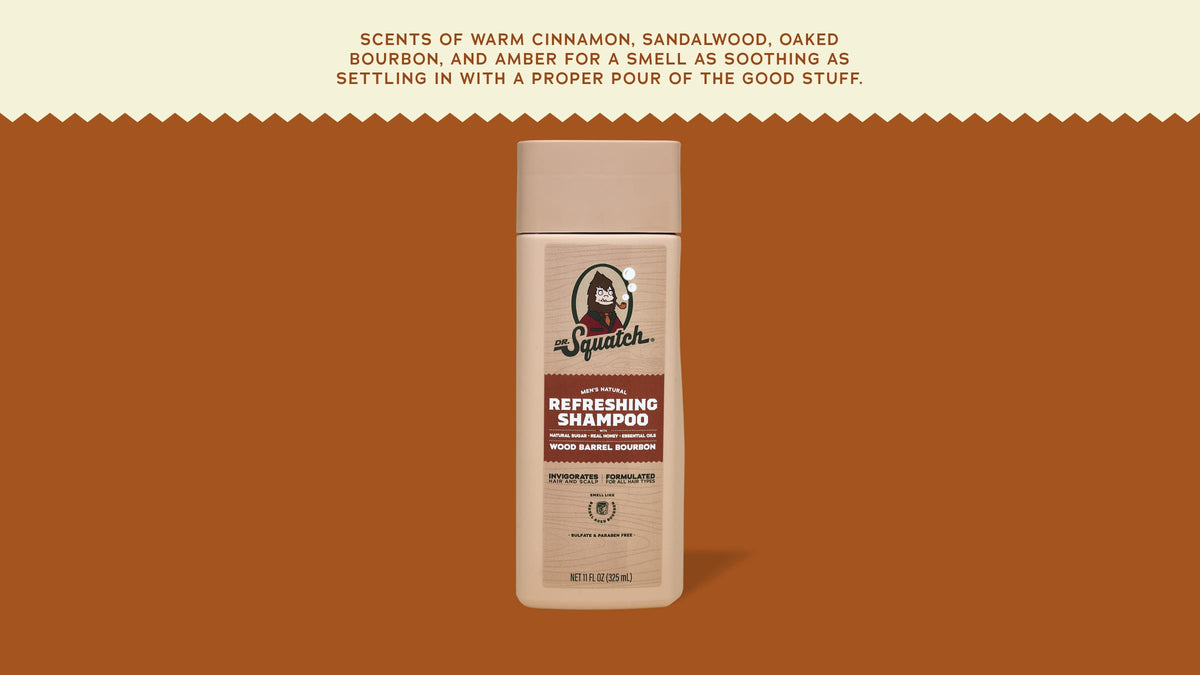 Wood Barrel Bourbon Shampoo - Classic Blend