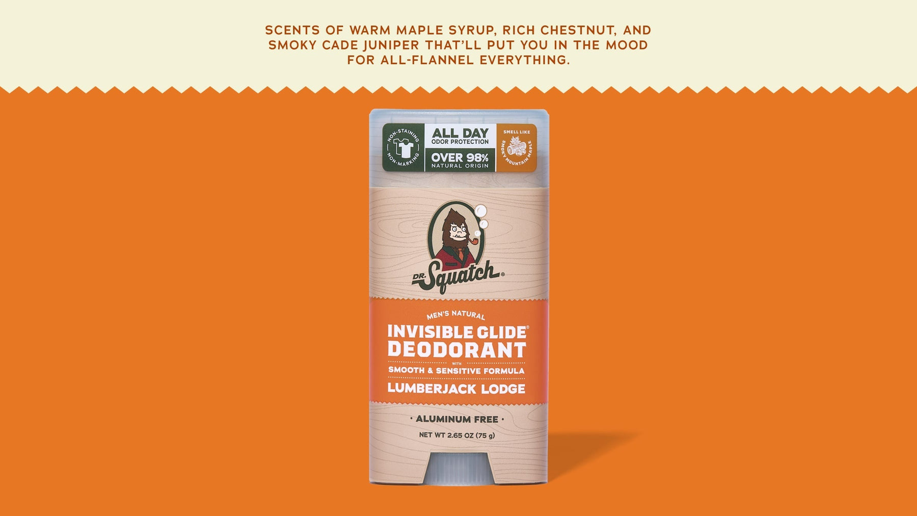 Lumberjack Lodge Invisible Glide Deodorant - Simple Outdoor Glide