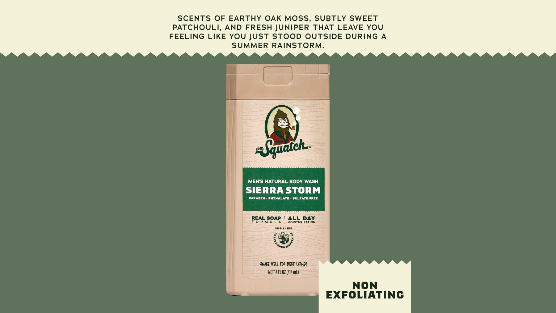 14 oz Sierra Storm Body Wash - Rugged Outdoor Wash