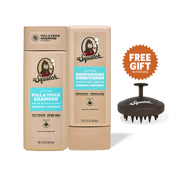 Dr. Squatch Hair Care Kit + Free Scalp Scrubber | Full & Thick Shampoo | Moisturizing Conditioner | Natural Products for Men - Clean Care