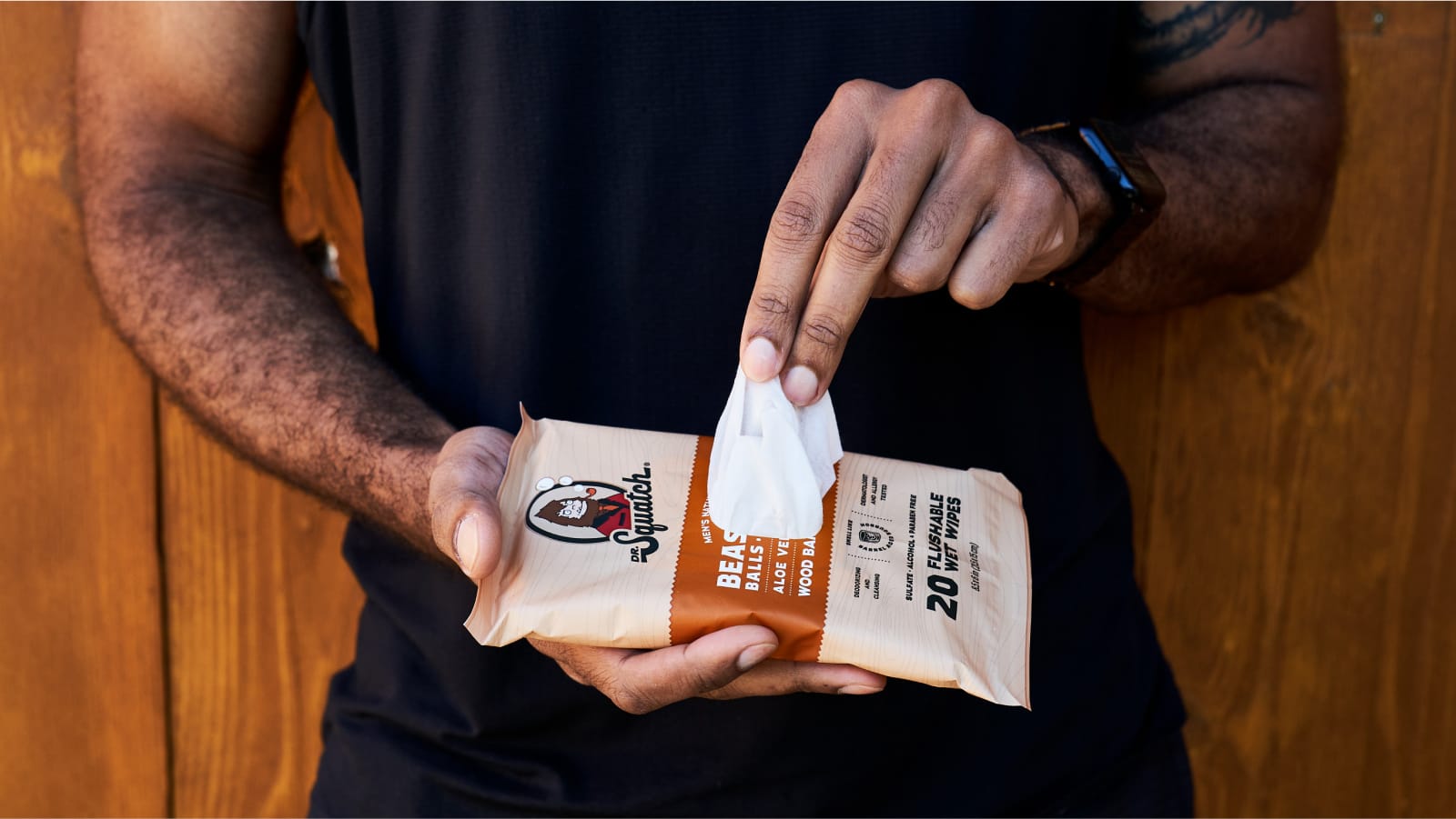 Wood Barrel Bourbon Wipes - Rich Clean