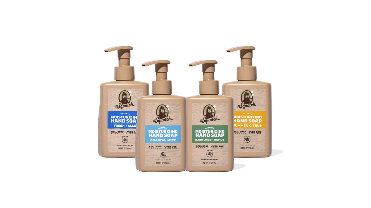 Hand Soap 4-Pack - Hero Travel Set