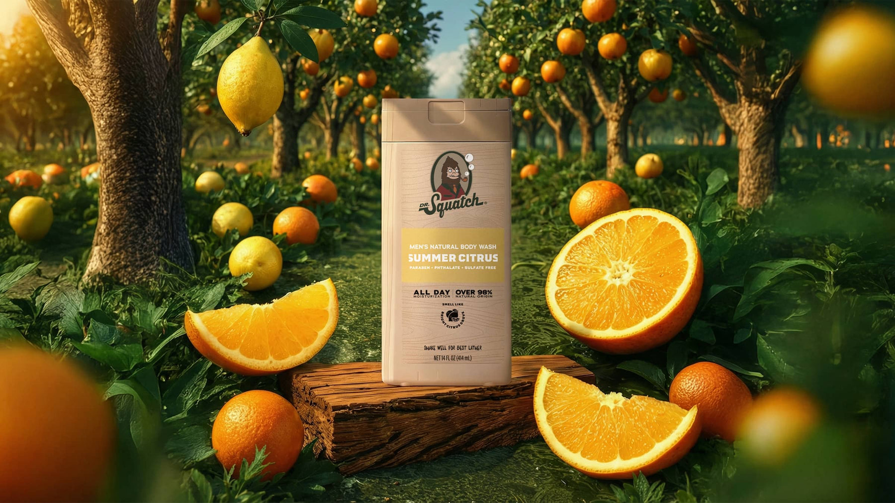 14 oz Summer Citrus Body Wash - Trail Fresh Start