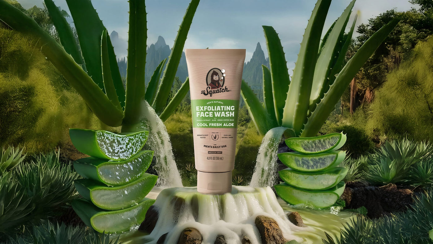 Cool Fresh Aloe Exfoliating Face Wash - Forest Outdoor Blend