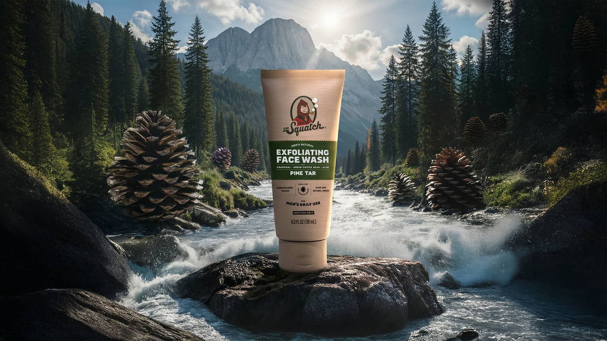 Pine Tar Exfoliating Face Wash - Clean Shower Bar