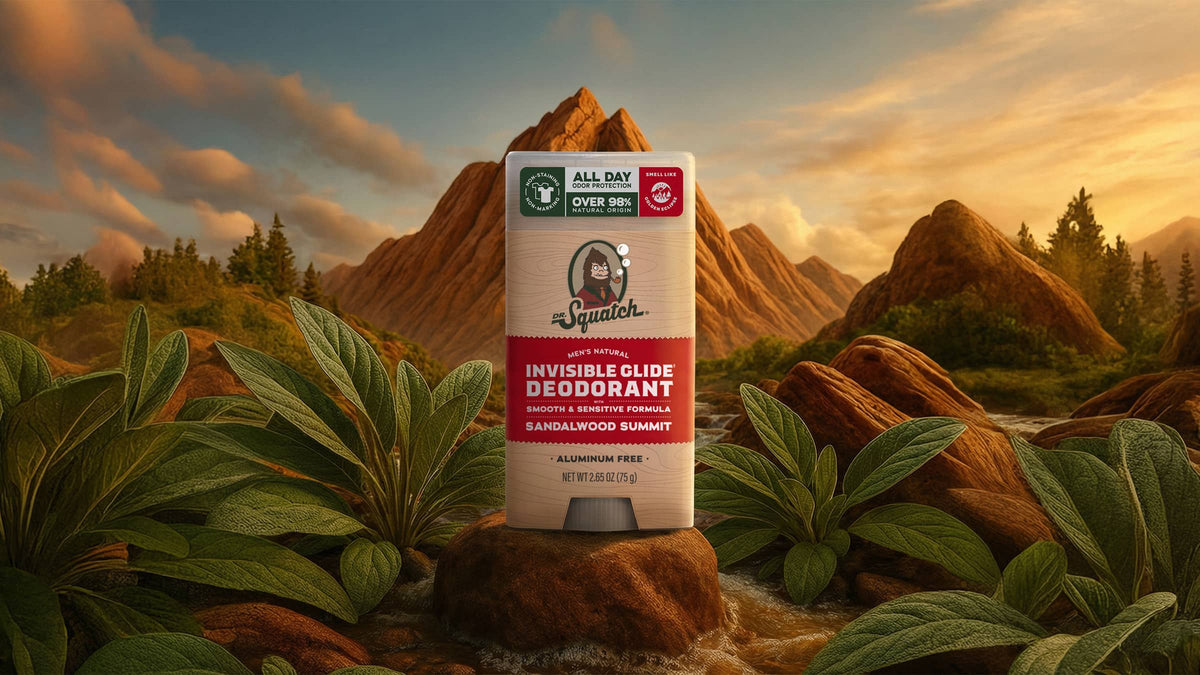 Sandalwood Summit Invisible Glide Deodorant - Travel Active Routine