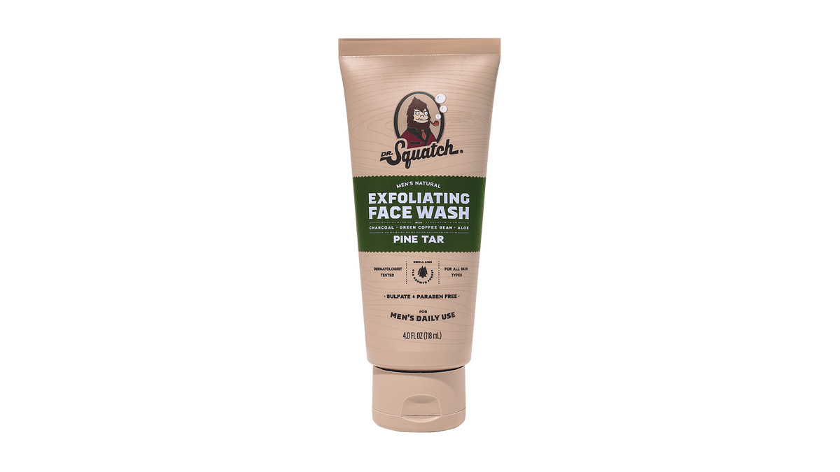 Pine Tar Exfoliating Face Wash - Clean Shower Bar