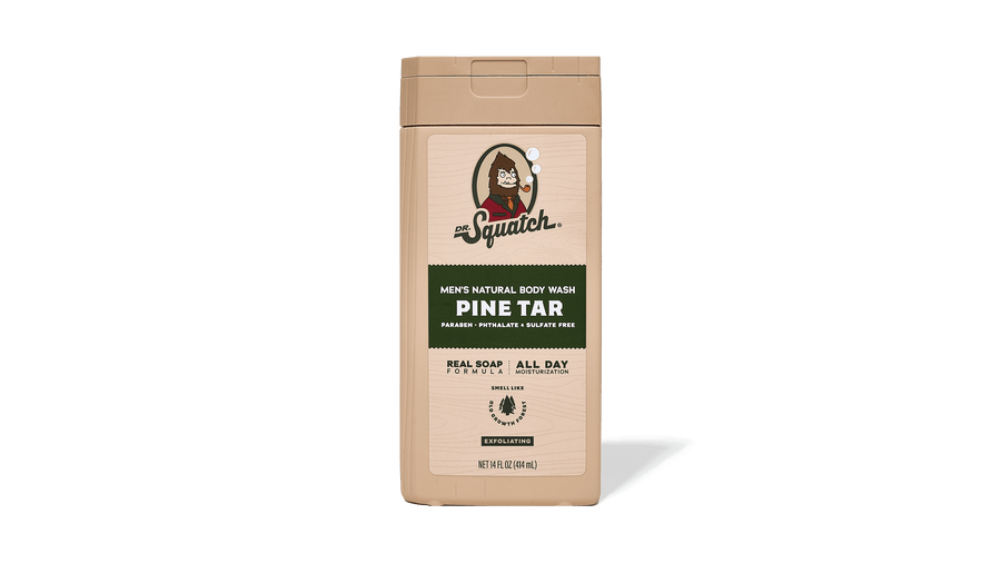 14 oz Pine Tar Exfoliating Body Wash - Outdoor Routine