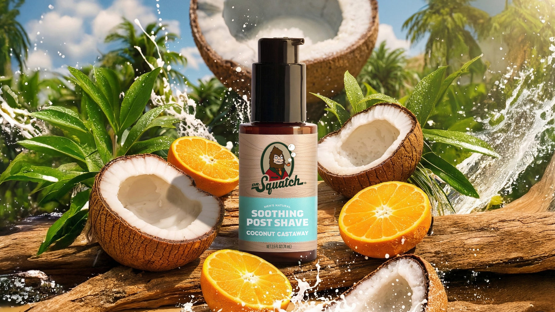 Soothing Post Shave Coconut Castaway - Fresh Touch