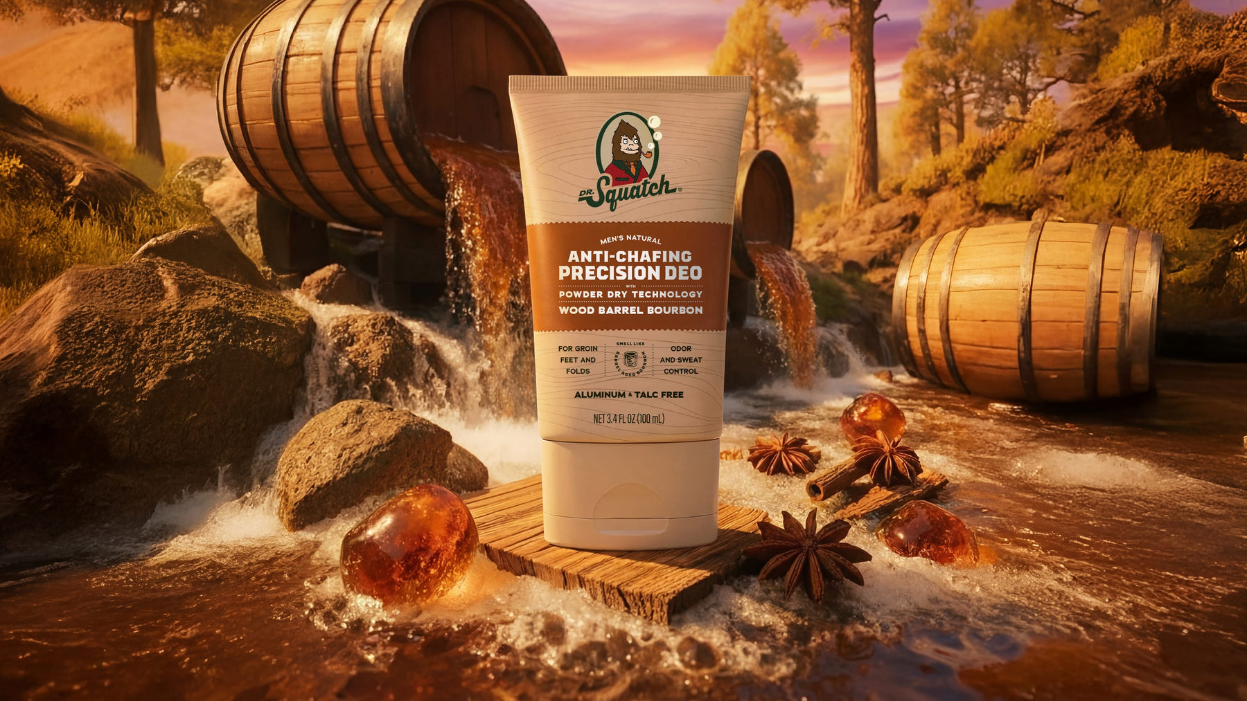 Wood Barrel Bourbon Precision Deo - Smooth Style