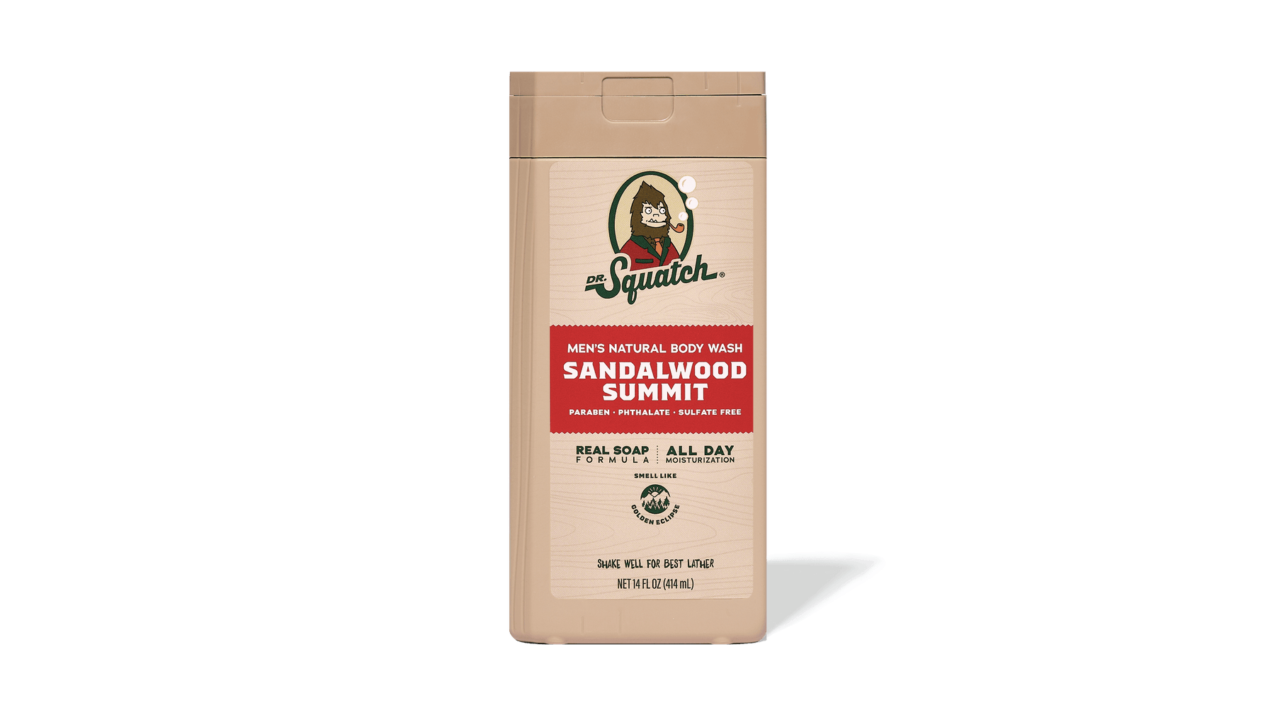 14 oz Sandalwood Summit Body Wash - Classic Shower Bar