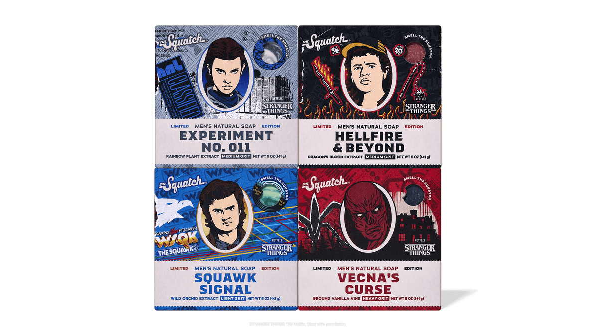 Stranger Things 4-Pack - Daily Clean