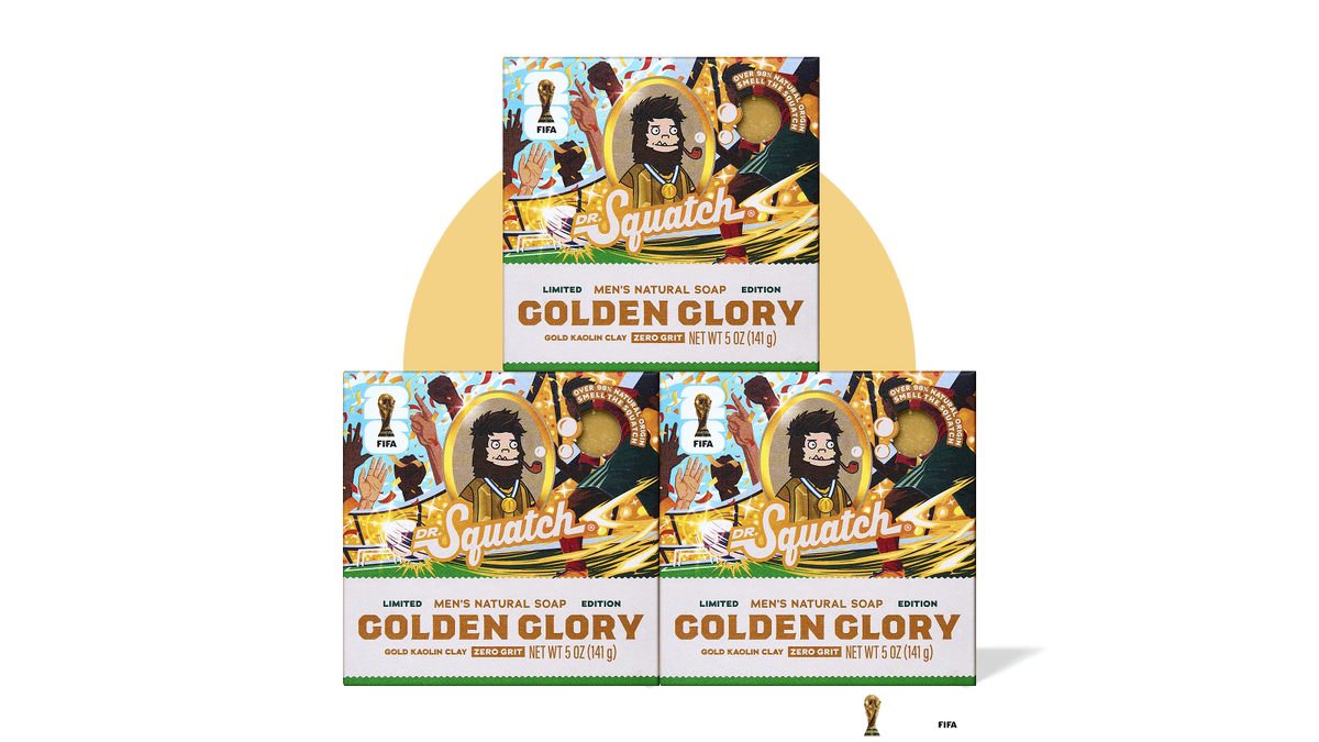 FIFA Golden Glory 3-Pack Bar Soap Bundle - Travel Hero Pack